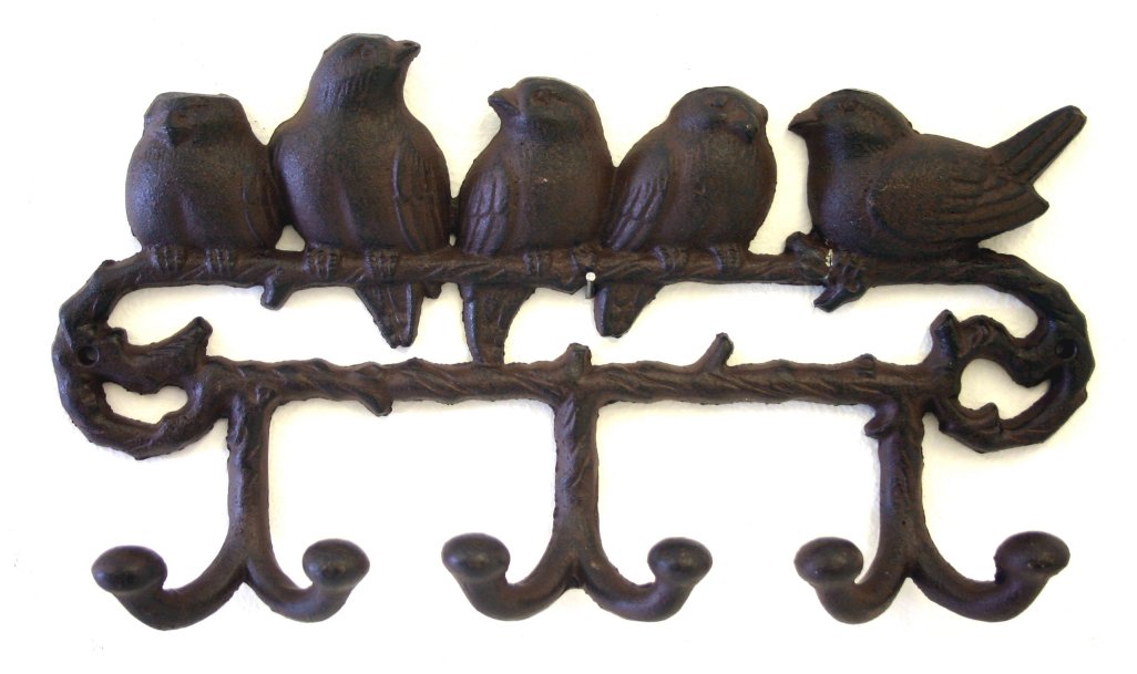 decorative metal coat hooks